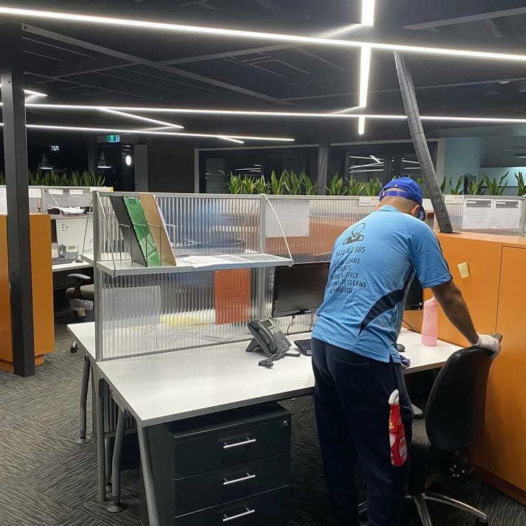 Detailing workstations after hours